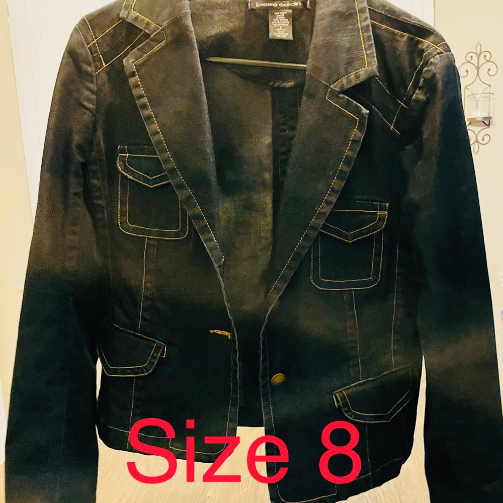 Denim jacket size 8